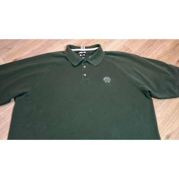 VTG Y2K Adidas Muirfield Village Polo Shirt Mens Extra Large Green Climalite XL* - Picture 3 of 16